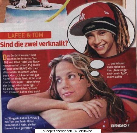 lafee si gemenii Kaulitz - yo am auzit k cik a fost cu bill si la un moment - LaFee